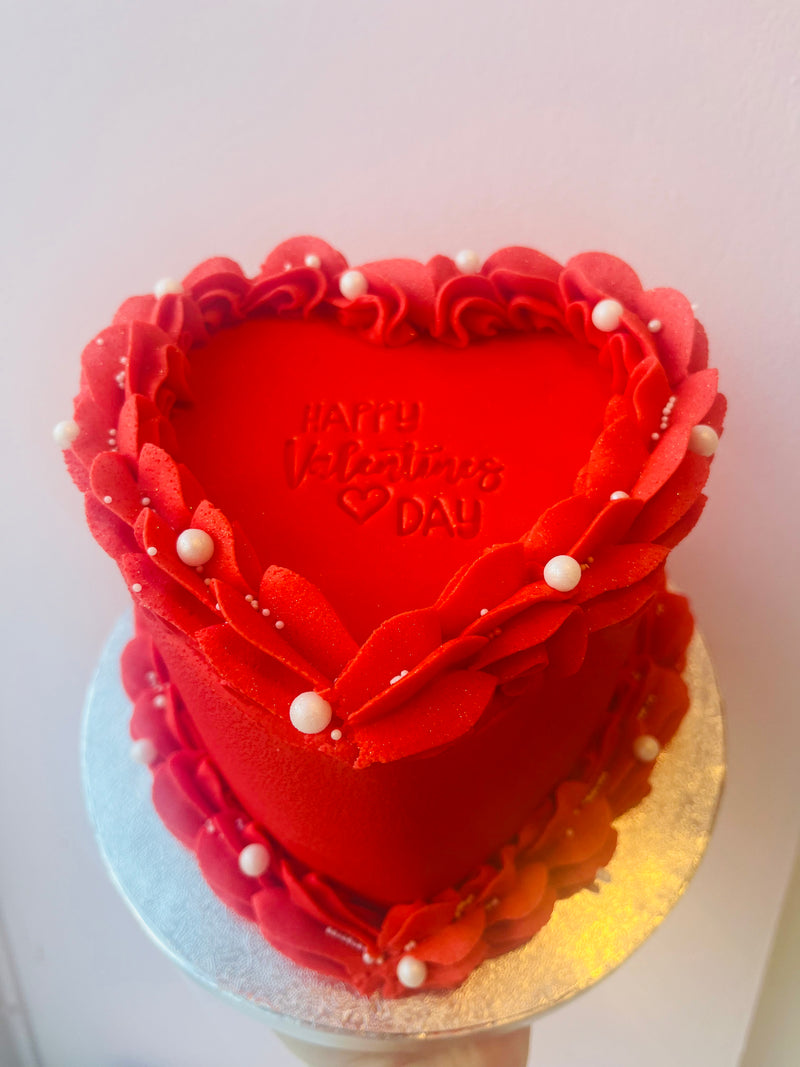 Valentine’s Heart Cake