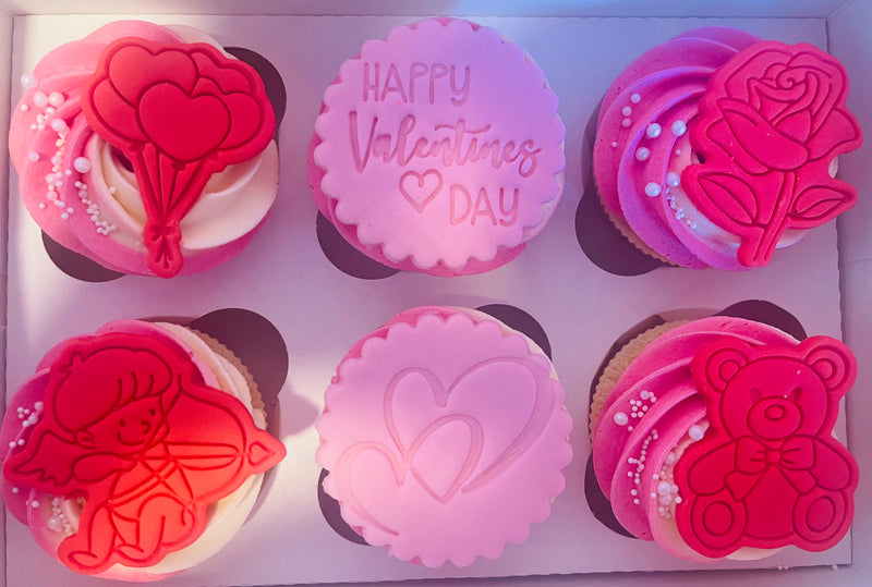 Valentine's Cupcake box 2