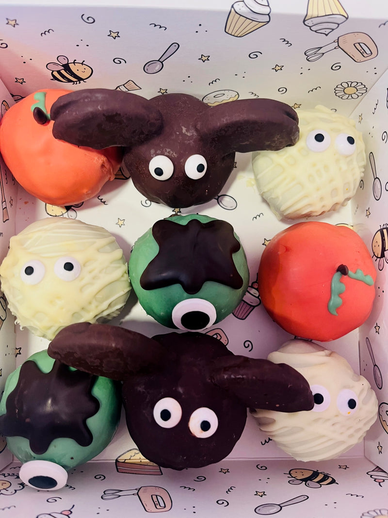 Halloween cake truffles