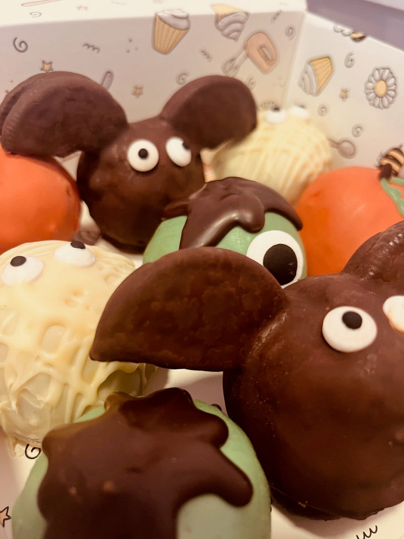 Halloween cake truffles