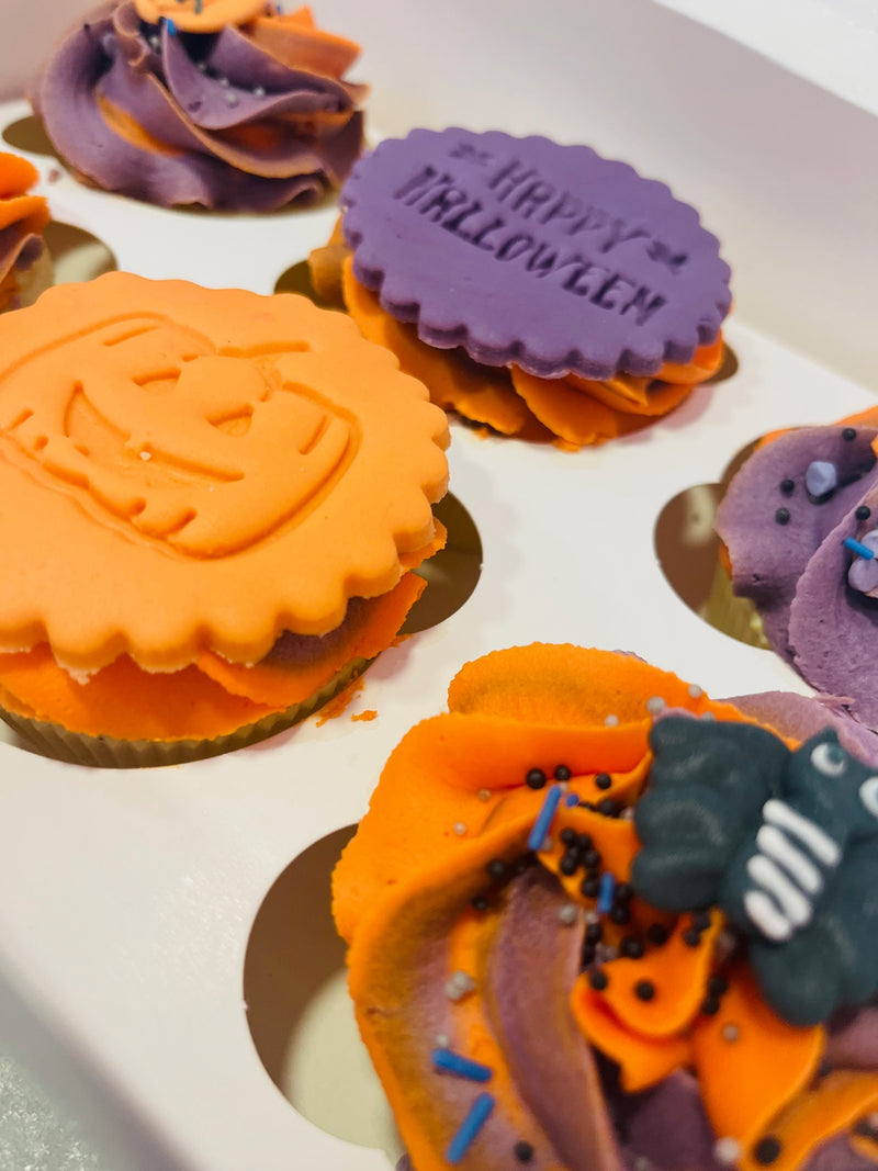 Halloween cupcake box of 6