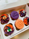 Halloween cupcake box of 6