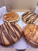 Mixed Biscoff & Nutella Cookie Sandwiches