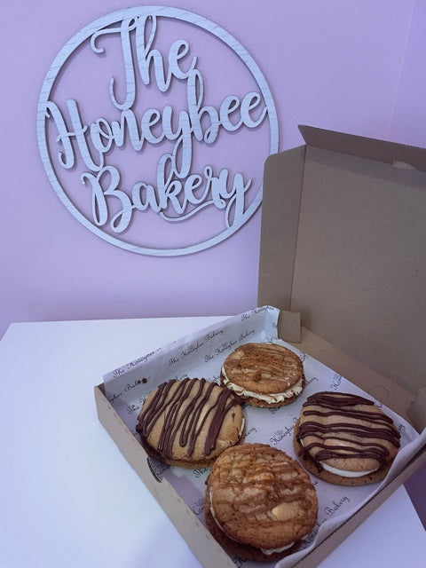 Mixed Biscoff & Nutella Cookie Sandwiches
