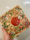 Peppermint Bark Chocolate Slab