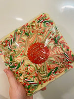 Peppermint Bark Chocolate Slab