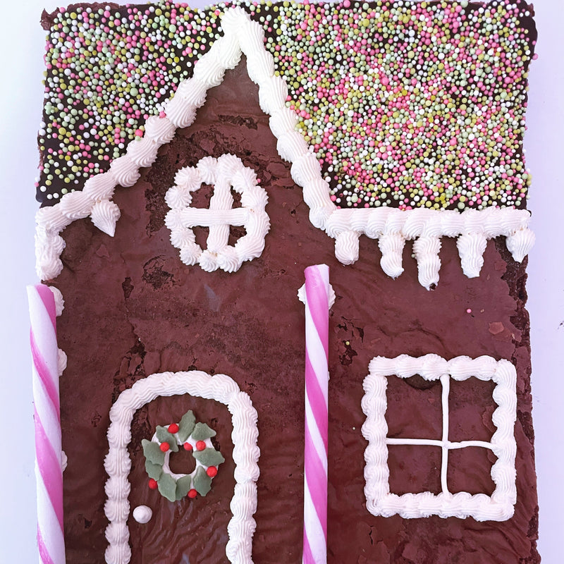 Christmas Brownie Slab