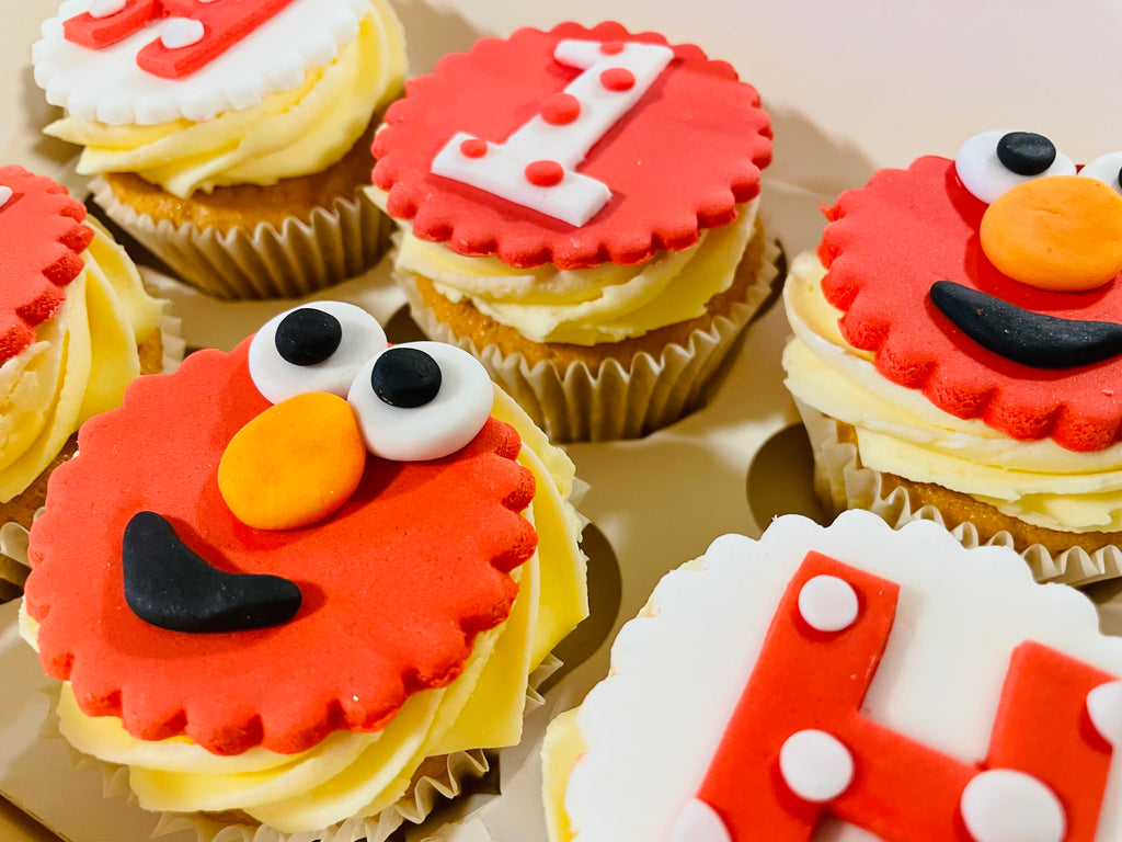 Elmo Cupcake Box