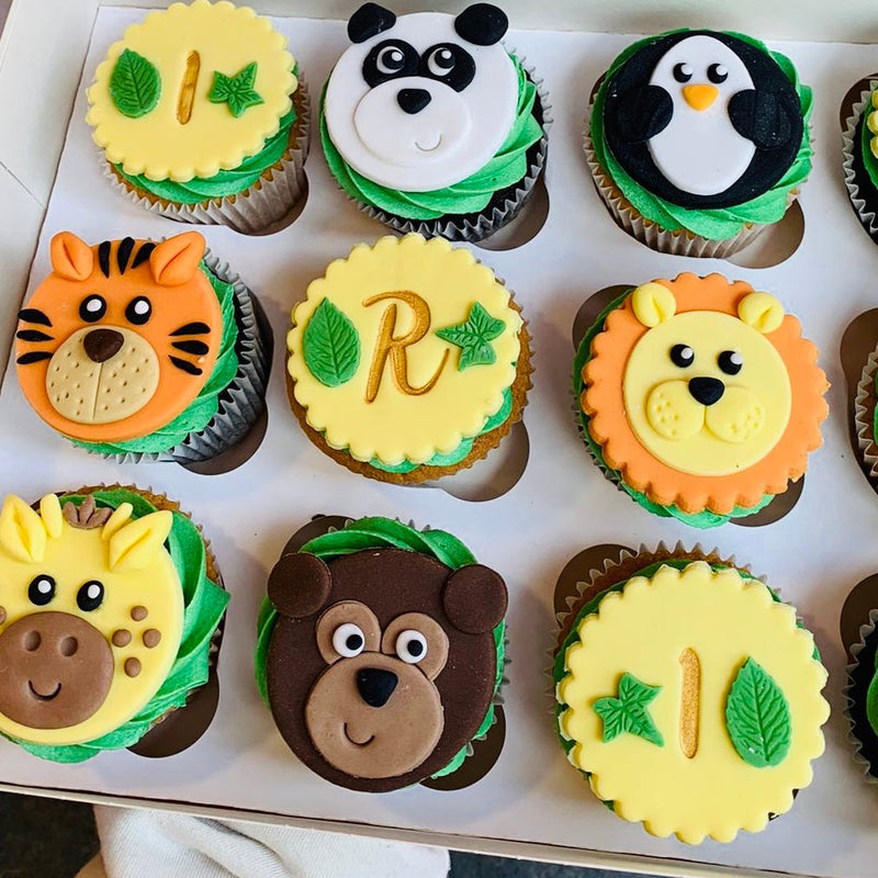 Wild One cupcake box